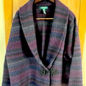Pre owned 3X Ralph Lauren wool cardigan